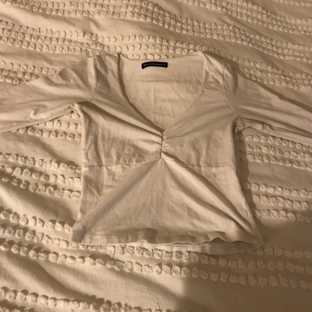 COPY - brandy melville gina top white